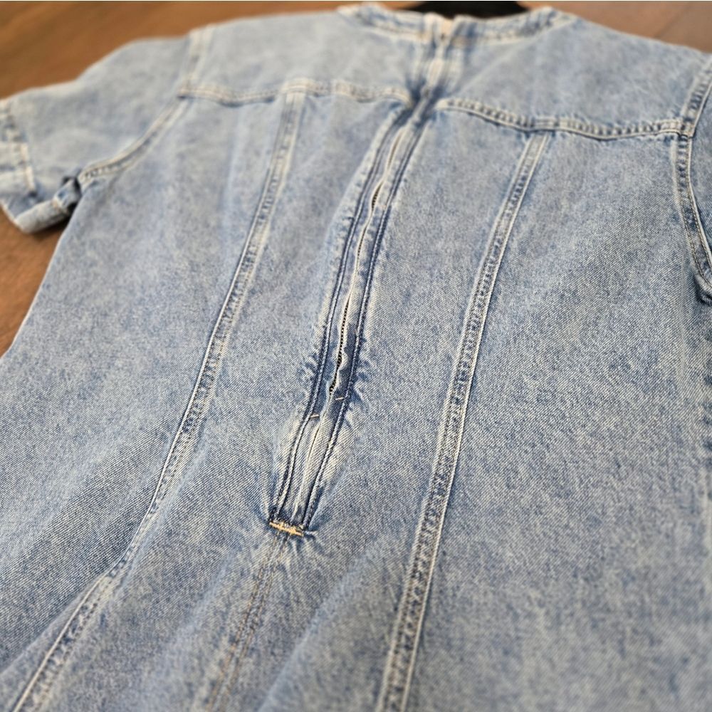 H&M Denim Lace dress Size M - Picture 8 of 9